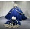 Mumuleo 3 in 1 Navy Blue Quinceanera Dress With Matching Bear Dress and Short Dresses Vestidos De Quince Anos