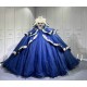 Mumuleo 3 in 1 Navy Blue Quinceanera Dress With Matching Bear Dress and Short Dresses Vestidos De Quince Anos