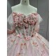 Mumuleo 2025 Pink Quinceanera Dresses With FLowers Vestidos De Xv Aos 2025 Vestidos De 15 Rosados 15 Year Old Dresses
