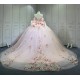 Mumuleo 2025 Pink Quinceanera Dresses With FLowers Vestidos De Xv Aos 2025 Vestidos De 15 Rosados 15 Year Old Dresses