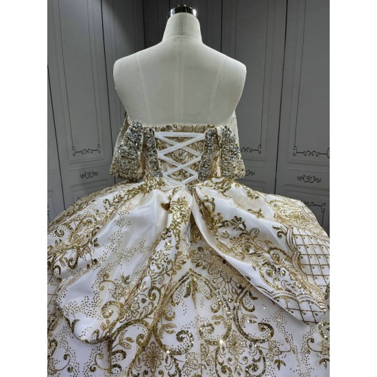 Mumuleo Gold Quinceanera Dresses Vestidos De Quinceaera 15 Xv Aos Fiesta Vestidos De Xv Aos 2025