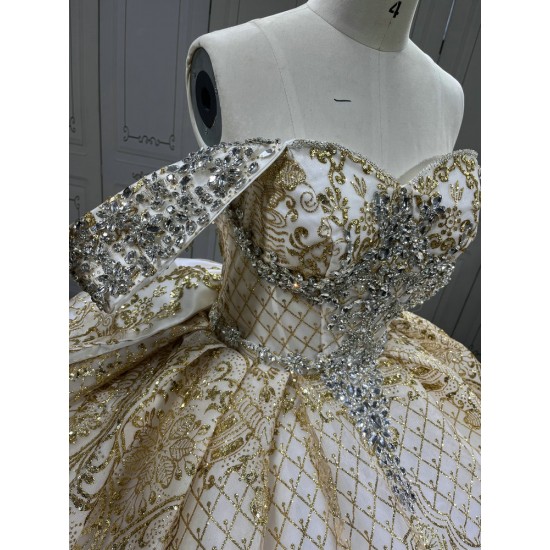 Mumuleo Gold Quinceanera Dresses Vestidos De Quinceaera 15 Xv Aos Fiesta Vestidos De Xv Aos 2025