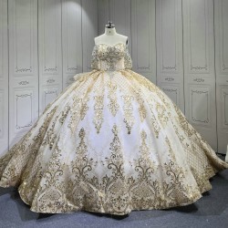 Mumuleo Gold Quinceanera Dresses Vestidos De Quinceaera 15 Xv Aos Fiesta Vestidos De Xv Aos 2025