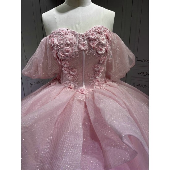 Mumuleo Princess Light Pink Quinceanera Dresses Vestidos De 15 Anos Vestidos Quinceaeras Rosa