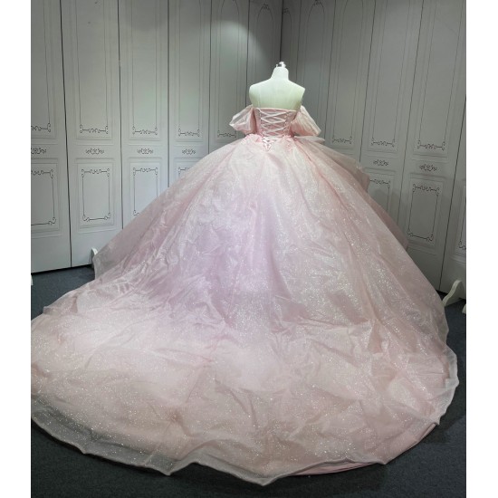 Mumuleo Princess Light Pink Quinceanera Dresses Vestidos De 15 Anos Vestidos Quinceaeras Rosa