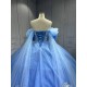 Mumuleo Vestido De Xv Aos En Azul Marino Sky Blue Quinceanera Dress 2025 De Para 15 Aos Quincera Dress Azul Quinceanera Dresses