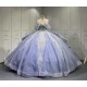 Mumuleo Metallic Blue Quinceanera Dresses 2025 Vestidos De 15 Aos De Festas Quinceanera Vestidos De Xv Aos Para Azul