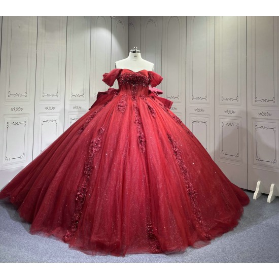 Mumuleo Burgundy Quicneanera Dress 2025 Vestidos Quinceaera Burdeos Vestidos Para 15 Aos Vestidos De 15 Aos Economic Fiesta