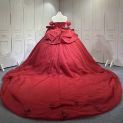 Mumuleo Burgundy Quicneanera Dress 2025 Vestidos Quinceaera Burdeos Vestidos Para 15 Aos Vestidos De 15 Aos Economic Fiesta