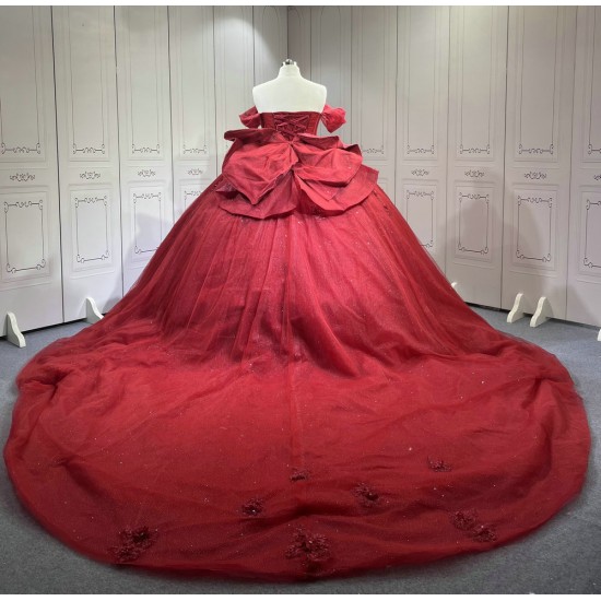 Mumuleo Burgundy Quicneanera Dress 2025 Vestidos Quinceaera Burdeos Vestidos Para 15 Aos Vestidos De 15 Aos Economic Fiesta