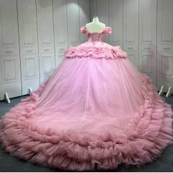 Mumuleo Mauve Pink Quinceanera Dresses 2025 Vestidos De 15 Aos De Festas Quinceanera Vestidos De Xv Aos Para Rosa