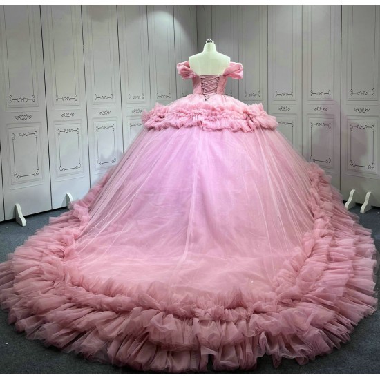 Mumuleo Mauve Pink Quinceanera Dresses 2025 Vestidos De 15 Aos De Festas Quinceanera Vestidos De Xv Aos Para Rosa