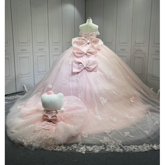 Pink Quinceanera Dresses Vestidos De 15 Quinceaneras Anos Festa 2025 Princess Dress Vestidos Para Mujer