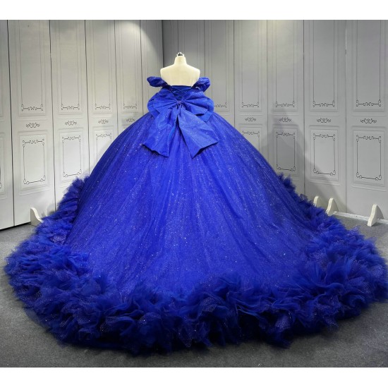 Mumuleo Royal Blue Quinceanera Dress Azul Vestidos De 15 Quinceaera Para 2025 Miss XV Vestido Vestidos Para 15 Aos