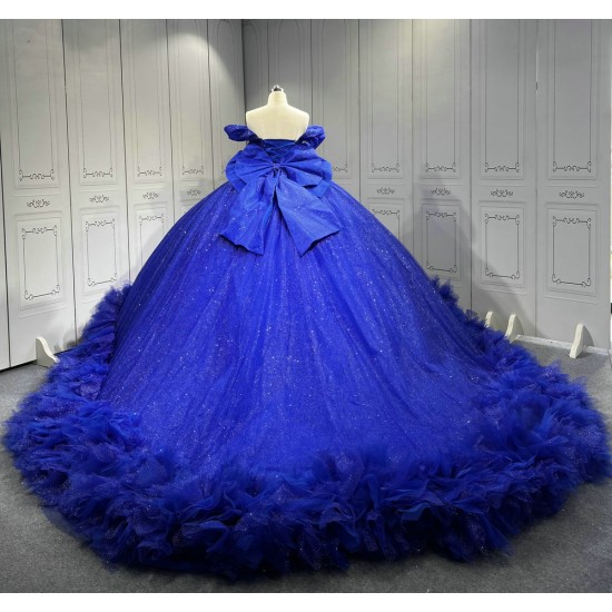 Mumuleo Royal Blue Quinceanera Dress Azul Vestidos De 15 Quinceaera Para 2025 Miss XV Vestido Vestidos Para 15 Aos