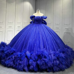 Mumuleo Royal Blue Quinceanera Dress Azul Vestidos De 15 Quinceaera Para 2025 Miss XV Vestido Vestidos Para 15 Aos