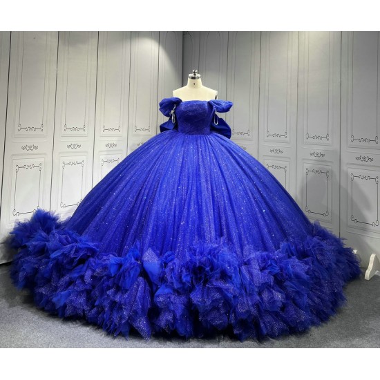 Mumuleo Royal Blue Quinceanera Dress Azul Vestidos De 15 Quinceaera Para 2025 Miss XV Vestido Vestidos Para 15 Aos