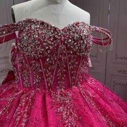 Mumuleo Fuchsia Sweet 16 Dresses Plus Size Quinceanera Gown Affordable Miss XV Vestidos De Quinceaera 15 Anos 2025 De Xv