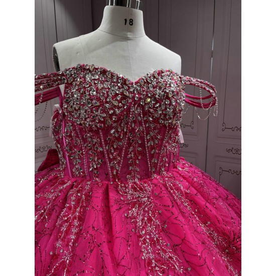 Mumuleo Fuchsia Sweet 16 Dresses Plus Size Quinceanera Gown Affordable Miss XV Vestidos De Quinceaera 15 Anos 2025 De Xv