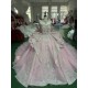 Mumuleo Blush Pink Quinceanera Dresses 2025 Mexican Quince XV Vestidos De 15 Ball Gown Aos Verde Debutante Para
