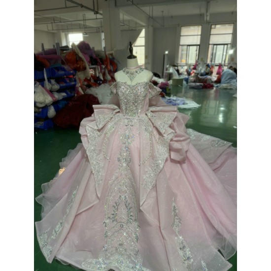 Mumuleo Blush Pink Quinceanera Dresses 2025 Mexican Quince XV Vestidos De 15 Ball Gown Aos Verde Debutante Para