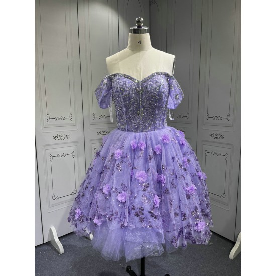 2025 Mumuleo Lilac 4 in 1 Quinceanera Dresses Vestidos Para De 15 Aos De Blanco De Quinceaera De Mariposa De 15 Aos Color Vino