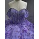 2025 Mumuleo Lilac 4 in 1 Quinceanera Dresses Vestidos Para De 15 Aos De Blanco De Quinceaera De Mariposa De 15 Aos Color Vino