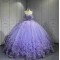 2025 Mumuleo Lilac 4 in 1 Quinceanera Dresses Vestidos Para De 15 Aos De Blanco De Quinceaera De Mariposa De 15 Aos Color Vino