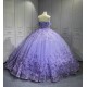 2025 Mumuleo Lilac 4 in 1 Quinceanera Dresses Vestidos Para De 15 Aos De Blanco De Quinceaera De Mariposa De 15 Aos Color Vino