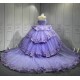 2025 Mumuleo Lilac 4 in 1 Quinceanera Dresses Vestidos Para De 15 Aos De Blanco De Quinceaera De Mariposa De 15 Aos Color Vino