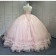 Mumuleo Blush pink Quinceanera Dresses Mexican Vestidos De Quinceaera 2025 Vestidos Para Me Da Noiva Dulces 16 Vestidos
