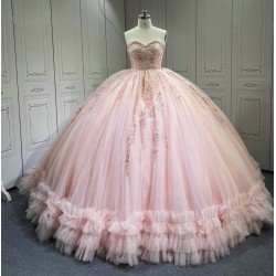 Mumuleo Blush pink Quinceanera Dresses Mexican Vestidos De Quinceaera 2025 Vestidos Para Me Da Noiva Dulces 16 Vestidos