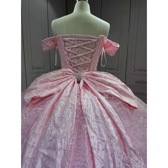 Mumuleo Pink Quinceanera Dresses Vestidos De 15 Aos De Color Morado Verde aos Ball Gowns Vestidos De Quinceaera