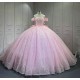 Mumuleo Pink Quinceanera Dresses Vestidos De 15 Aos De Color Morado Verde aos Ball Gowns Vestidos De Quinceaera