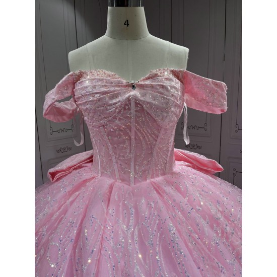 Mumuleo Pink Quinceanera Dresses Vestidos De 15 Aos De Color Morado Verde aos Ball Gowns Vestidos De Quinceaera