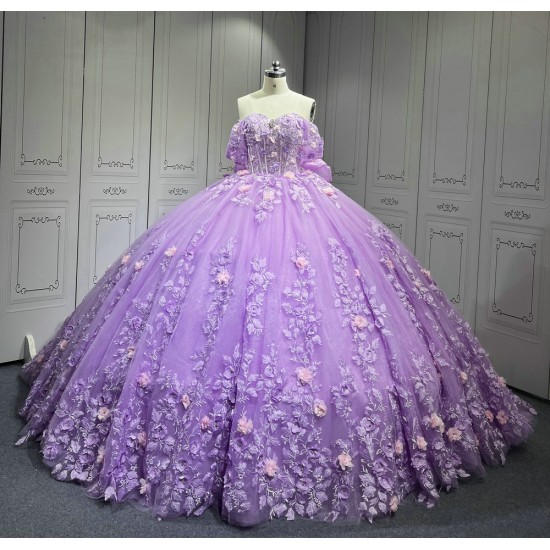 Mumuleo LilacLight Purple Quinceanera Dress Vestidos De Novia Quinceaera Ball Gowns  Para Aos Xv 15 Year Old Dresses