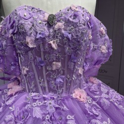 Mumuleo LilacLight Purple Quinceanera Dress Vestidos De Novia Quinceaera Ball Gowns  Para Aos Xv 15 Year Old Dresses