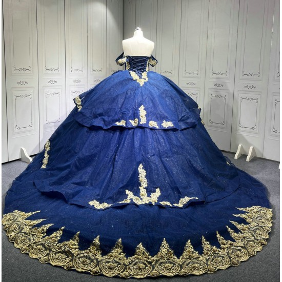 Mumuleo Navy Blue Quinceanera Dresses Vestidos De 15 De Xv Aos Quince 2025 Quinceaera Ball Gowns Vestidos Para 16 Aos