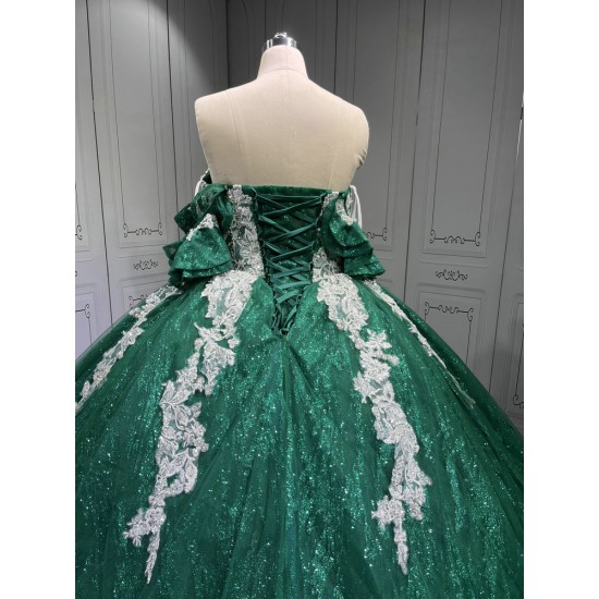 Mumuleo Emerald Green Quinceanera Dresses Vestidos De 15 De Xv Aos Quince 2025 Quinceaera Ball Gowns Vestidos Para 16 Aos