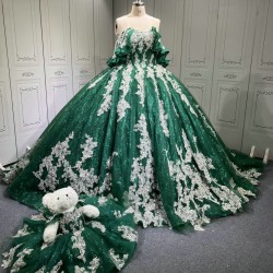 Mumuleo Emerald Green Quinceanera Dresses Vestidos De 15 De Xv Aos Quince 2025 Quinceaera Ball Gowns Vestidos Para 16 Aos