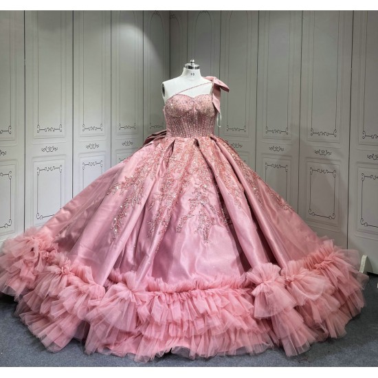 Mumuleo cinderella Ball Gown Plus Size Quinceanera Dress Girls Dresses 15 to 16 15 Aos Rosa Vestidos Xv Quinceaera Para Festas