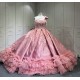 Mumuleo cinderella Ball Gown Plus Size Quinceanera Dress Girls Dresses 15 to 16 15 Aos Rosa Vestidos Xv Quinceaera Para Festas