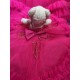 Fuchsia Ruffled Doll Quinceanera Teddy Bear Gowns Appliqued Vestidos De Quinceanera Gowns Decoration Bear Customised