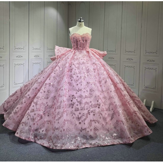2025 Pink Vestidos De 15 Anos Quinceaneras Vestido De 15 Anos Prom Dresses Luxury Vestidos De Fiesta Elegantes Casamento