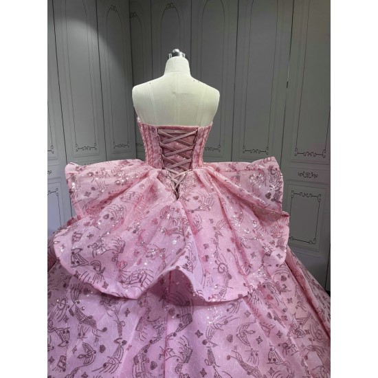 2025 Pink Vestidos De 15 Anos Quinceaneras Vestido De 15 Anos Prom Dresses Luxury Vestidos De Fiesta Elegantes Casamento