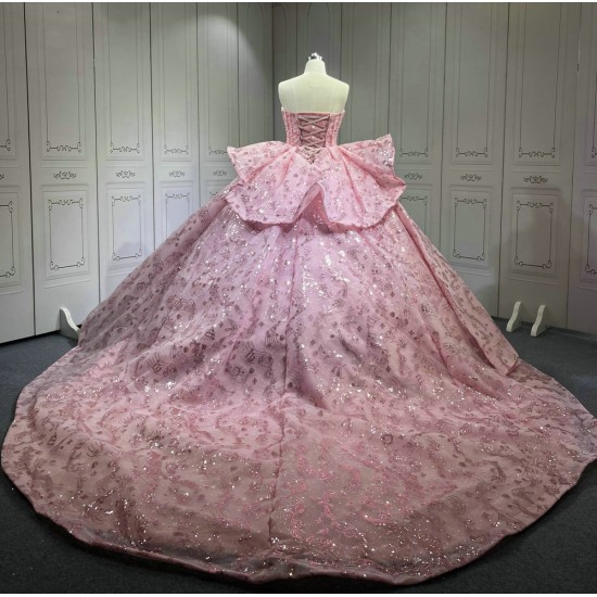 2025 Pink Vestidos De 15 Anos Quinceaneras Vestido De 15 Anos Prom Dresses Luxury Vestidos De Fiesta Elegantes Casamento