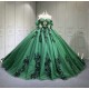 Emerald Green Vestido De 15 Anos Quinceanera Ball Gown Vestido Festa Zimmermann Dresses Medida Princesa 2025 Graduacion