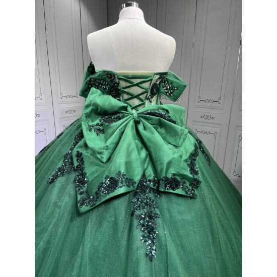 Emerald Green Vestido De 15 Anos Quinceanera Ball Gown Vestido Festa Zimmermann Dresses Medida Princesa 2025 Graduacion