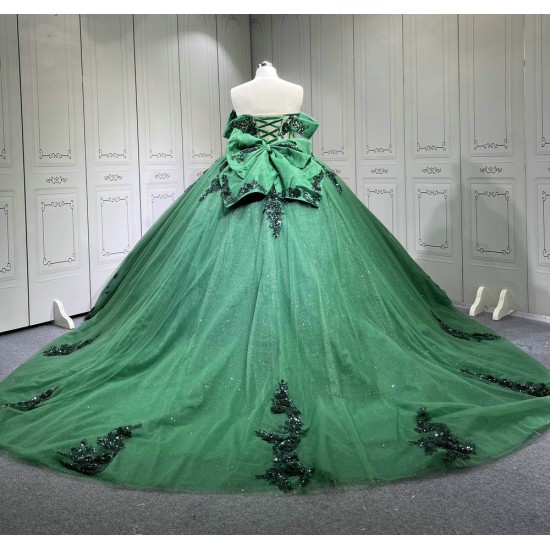 Emerald Green Vestido De 15 Anos Quinceanera Ball Gown Vestido Festa Zimmermann Dresses Medida Princesa 2025 Graduacion