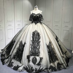 Mumuleo Black And Nude Vestidos de XV 15 Años Quinceañeras 2025 Fiesta Morado Largos Debutante Longo Princesa